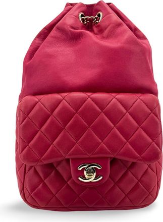Chanel Backpack In Seoul Lambskin Pink Leather Backpack Bag (Pre-Owned)