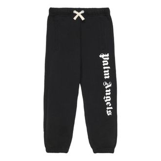 Palm Angels Overlogo Sweatpant - male - Palm Angels - Sweatpants - Black - 12 Y - Kids