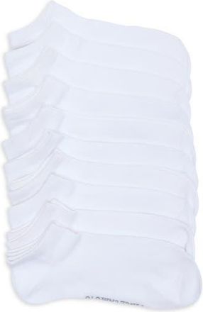 Vince Camuto 10-Pack Missy Basic Solid Socks in Star White at Nordstrom Rack, Size 9/11