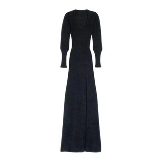 Jacquemus Knitted Dresses, female, Black, Size: M Dao Dress