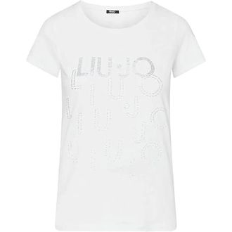 Liu Jo Dames, Tops, Wit, Maat: L Katoen
