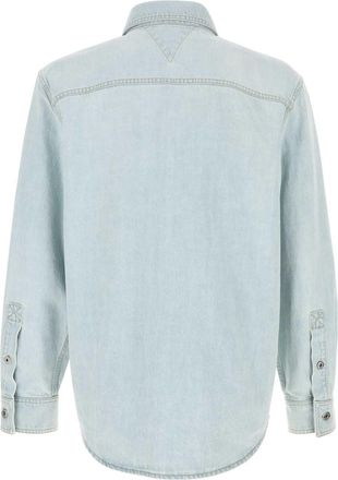 Bottega Veneta Lightblue Exterior: Cotton Camicie Shirt