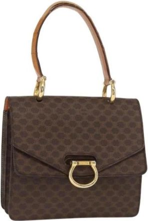 Celine Pre-owned Plastic Vintage Handtas - Dames - Vintage Handtas - Bruin - ONE Size - Vintage