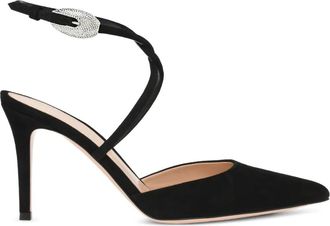 Gianvito Rossi Pumps Jungle Mamba con cinturino posteriore 85mm - Nero