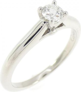 Cartier Platinum Platinum 950 Band Ring (Pre-Owned)