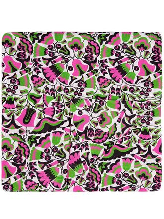 La DoubleJ floral print table cloth - unisex - Linen/Flax - 180x280 - Pink
