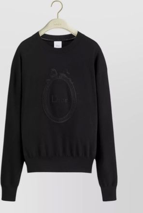 Dior knitwear crew neck long sleeve pullover