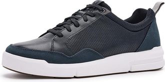 Nunn Bush KORE City Rally Oxford Athletic Style Moccasin Toe Lightweight Lace-Up Mens Shoes Navy : 8.5 W (EE), Faux Leather