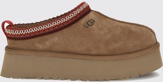 UGG Mules Tazz II in pelle scamosciata con suola platform e cuciture a contrasto