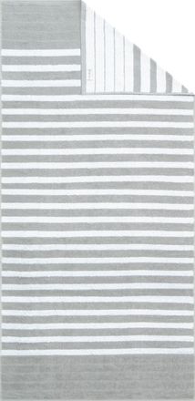 Carl Ross Saunatuch &raquo;quergestreift&laquo; mit 2 Aufh&auml;ngekordeln