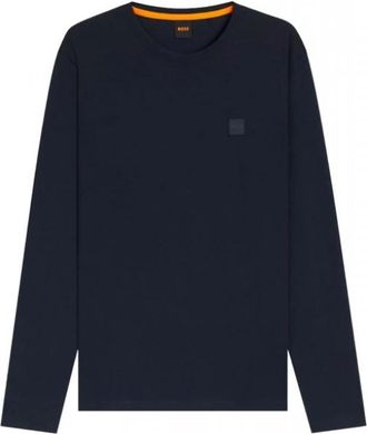 HUGO BOSS T-Shirts - Heren - Longsleeves - Blauw - 2XL - Tops