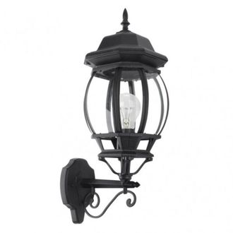 Fabrilamp Fabrilamp - Aplique Exterior Aluminio Caelum 1xe27 Negro Ip44 54x19x28 Cm
