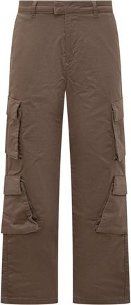 Represent Brown Straight Cargos Pants