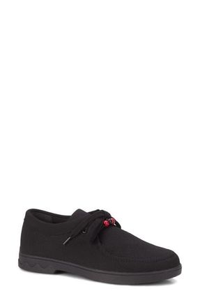 Ros Hommerson Greer Water Resistant Lace-Up Shoe in Black Knit at Nordstrom, Size 10.5