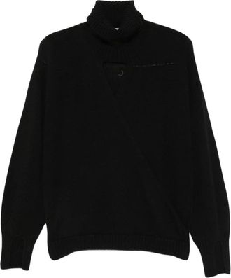 Simona Corsellini Turtleneck - Dames - Coltruien - Zwart - M - Truien & Vesten
