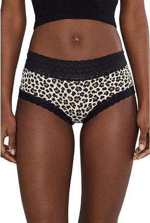 MeUndies FeelFree Lace Hipster Womens Underwear Wild Cat : 2XL, Elastane