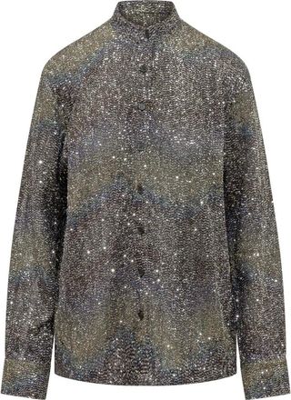 Missoni Caperdoni LS Shirt - female - Missoni - Shirts - Brown - XS - Blouses & Shirts