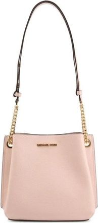 Michael Kors Teagen Schoudertas - Dames - Schoudertassen - Roze - ONE Size - Leer - Tassen