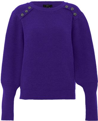 Faina Gebreide trui Dames paars