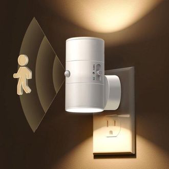 OEM 1 Luz Nocturna Led Con Enchufe, Luces Nocturnas Con Enchufe, Blanco C&aacute;lido 3000k, Luces Nocturnas Regulables Para Cocina, Pasillo, Blanco