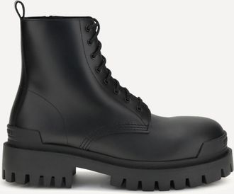 Balenciaga Strike Lace-Up Boots Male 45