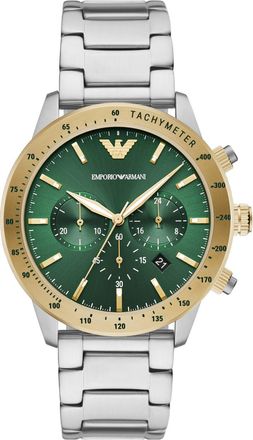 Emporio Armani Mario Heren Horloge Zilverkleurig AR11454