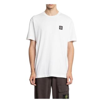 Stone Island T-Shirts - Heren - T-shirts - Wit - XL - Tops