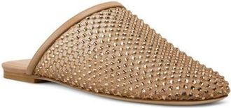 Stuart Weitzman Bareitall Mesh Mule in Adobe Beige at Nordstrom, Size 10.5