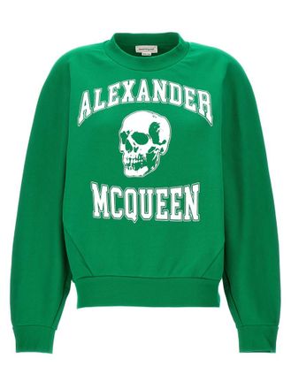 Alexander McQueen Green Crew Neck Sweatshirt