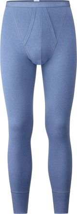 Isa Lange Unterhose ISA BODYWEAR Lange Unterhose mit Eingriff, Herren, Gr. 4XL, jeansmeliert, Obermaterial: 100% Baumwolle CO., Unterhosen Lange Unterhose