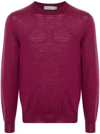 Canali fine-knit sweater - Purple