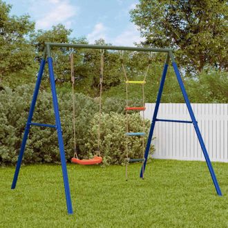 vidaXL Vidaxl - Juego De Columpios De Exterior Con Columpio Y Escalera