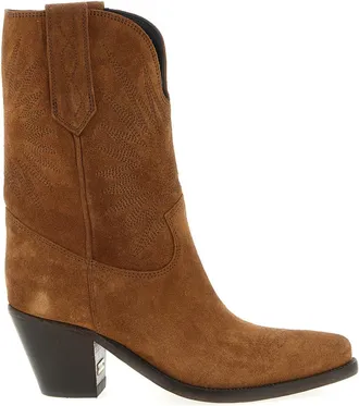 Golden Goose Brown Suede Boots