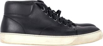 Lanvin Lanvin Womens Leather Mid-Top Sneaker (Authentic Pre-Loved)