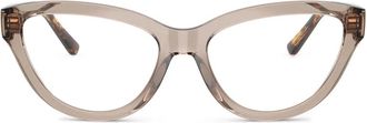 Vogue Eyewear cat eye-frame glasses - Brown