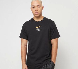 Nike Mens Nike Corporate Swoosh T-Shirt Black - Size: 38