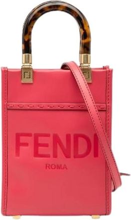 Fendi Pre-owned Mini Bags, female, Pink, Size: ONE SIZE Pre-owned Plastic Mini Bag