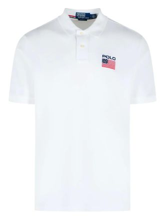 Polo Ralph Lauren logo-embroidered polo shirt - Bianco