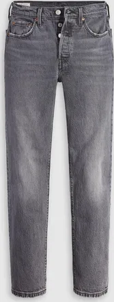 Levi's Womens Levis 501 Original Jeans in Grey Cotton - Size 28W/30L