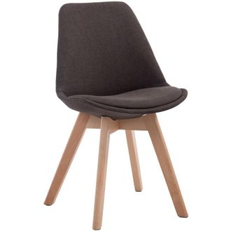 Clp Silla De Comedor Borneo V2 En Tela Gris oscuro Natural