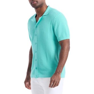 Robert Graham Isham Polo Sweater in Seafoam at Nordstrom Rack, Size Medium