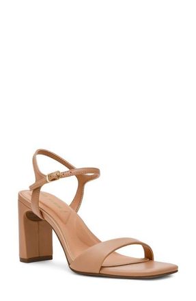 Anne Klein Beata Ankle Strap Sandal in Tan at Nordstrom, Size 7.5
