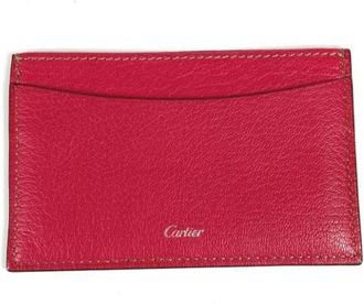Cartier Vintage Wallets, unisex, Red, ONE SIZE, Pre-owned Vintage Wallet