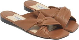 Jimmy Choo London Sandali con suola piatta - Marrone