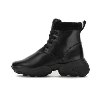 Hogan Womens Interaction Ankle Boots In Black