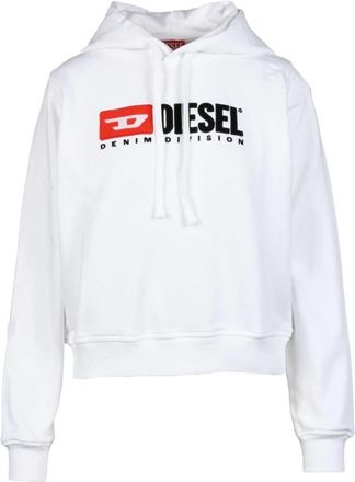 Diesel Sweatshirt - Dames - Hoodies - Wit - S - Katoen - Hoodies & sweatvesten