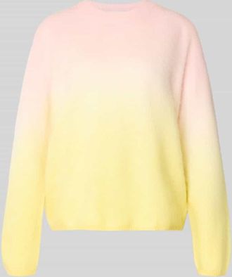 Herzen&rsquo;s Angelegenheit Regular Fit Pullover aus Kaschmir-Mix in Strick-Optik in GELB, Gr&ouml;&szlig;e 34