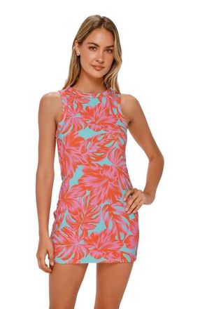 Swim Systems Giovanna Cover-up Dress in Palm Daze Rib at Nordstrom, Size X-Small