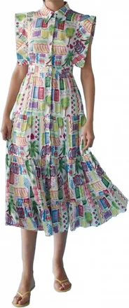 Celia B Lucero Dress In Multicolor
