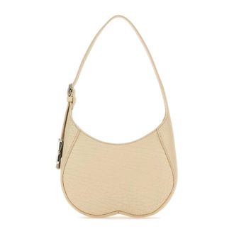 Burberry Shoulder Bags, female, Beige, Size: ONE SIZE Small Chess Shoulder Bag